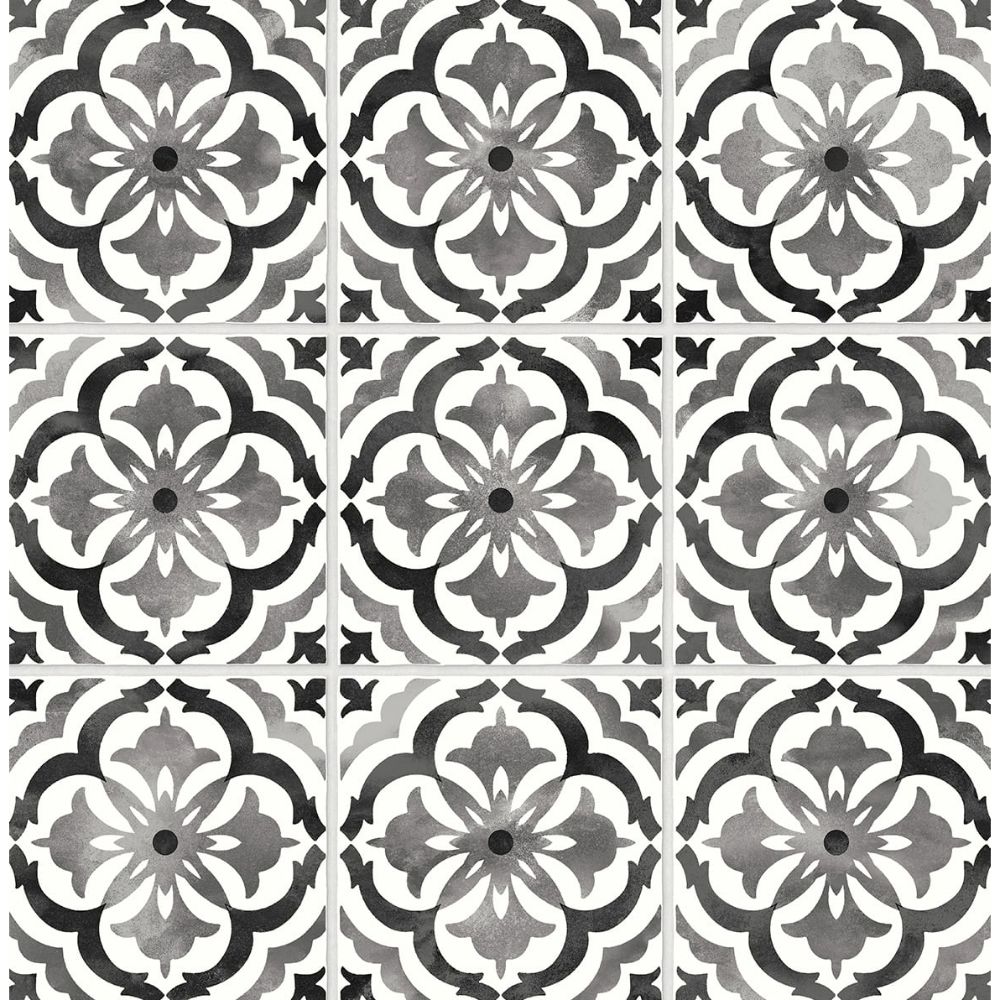 Daisy Bennet DB20500 Sorento Tile Wallpaper in Black